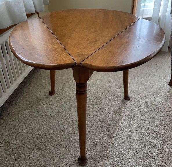 Wooden V Shaped Corner Table Sherwood Auctions