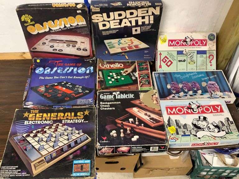 1950's + board games Sherwood Auctions