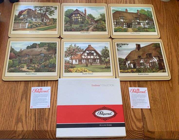 Pimpernel De Luxe Finish English Cottage placemats Sherwood Auctions