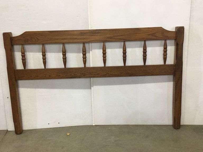 Headboard, Footboard, Side Rails & 4 Slats Sherwood Auctions