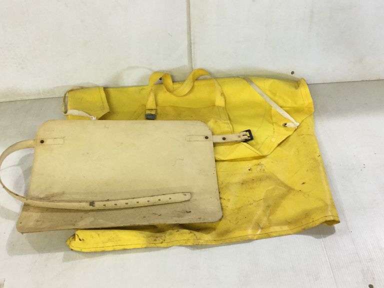 Yellow Vinyl & Leather Aprons Sherwood Auctions