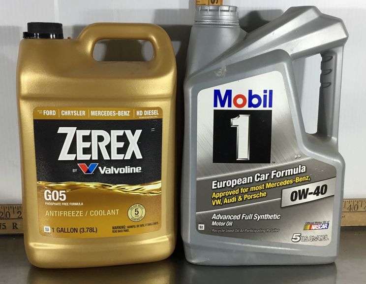 Gallon Zerox Antifreeze/Coolant & 5 US Quarts Advanced Full Synthetic