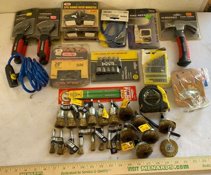 Husky Stubby Wrench, Husky Stubby Hammer, 20 Inch Stihl Saw Chain, Etc