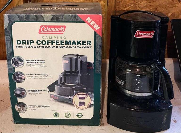 Coleman Camping Drip Coffee Maker Sherwood Auctions