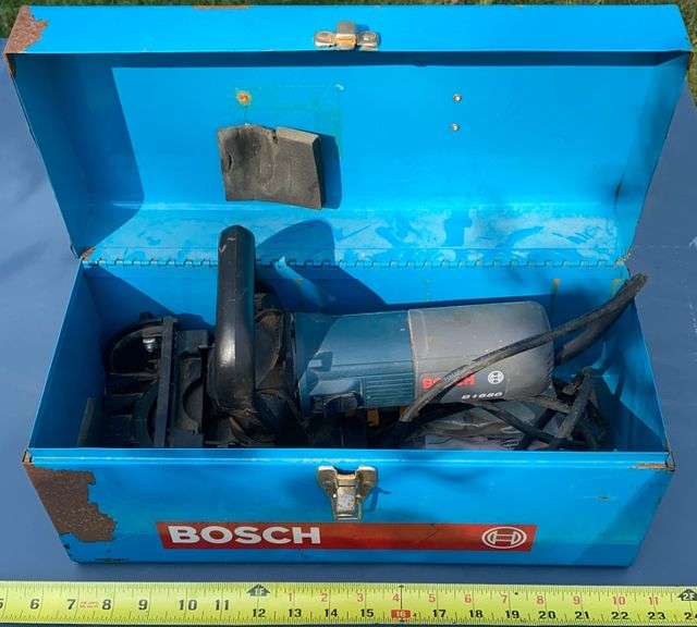 Bosch Plate Joiner Biscuit Cutter With Case Sherwood Auctions