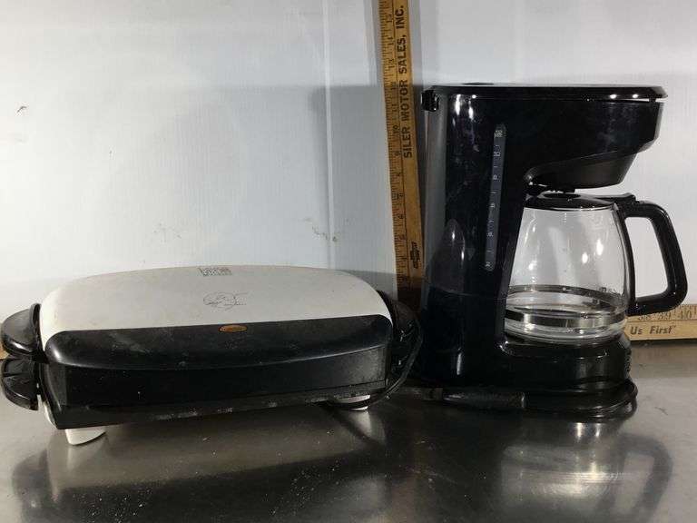 Toastmaster Coffee Machine & Foreman Grill Sherwood Auctions