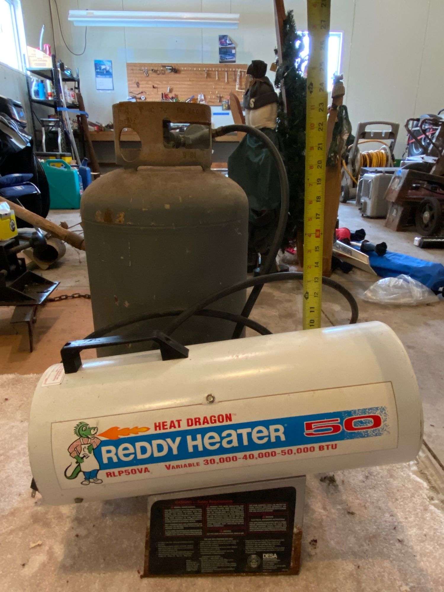 Heat Dragon Reddy Heater w/ Propane Tank - Sherwood Auctions