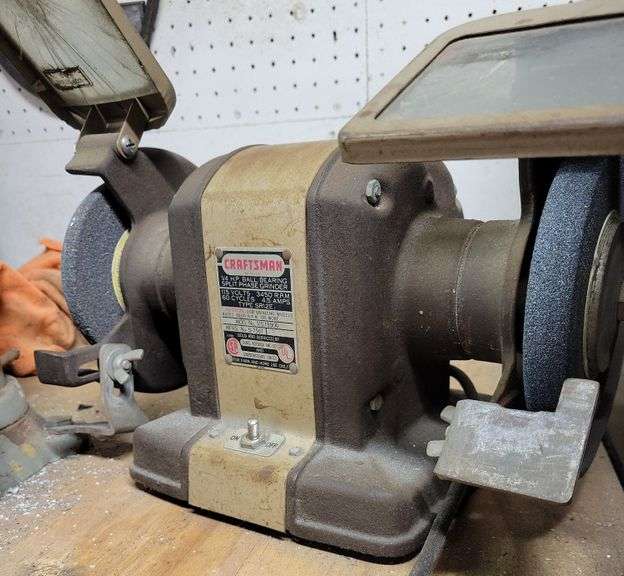 Craftsman Bench Grinder with 2 wheels Sherwood Auctions