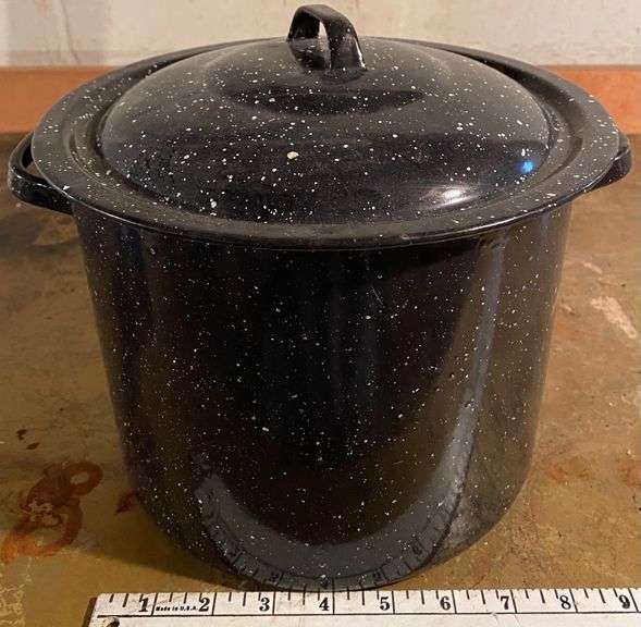 Enamel Canning Pot Sherwood Auctions
