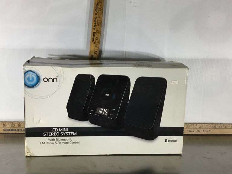 Onn CD Mini Stereo System Sherwood Auctions