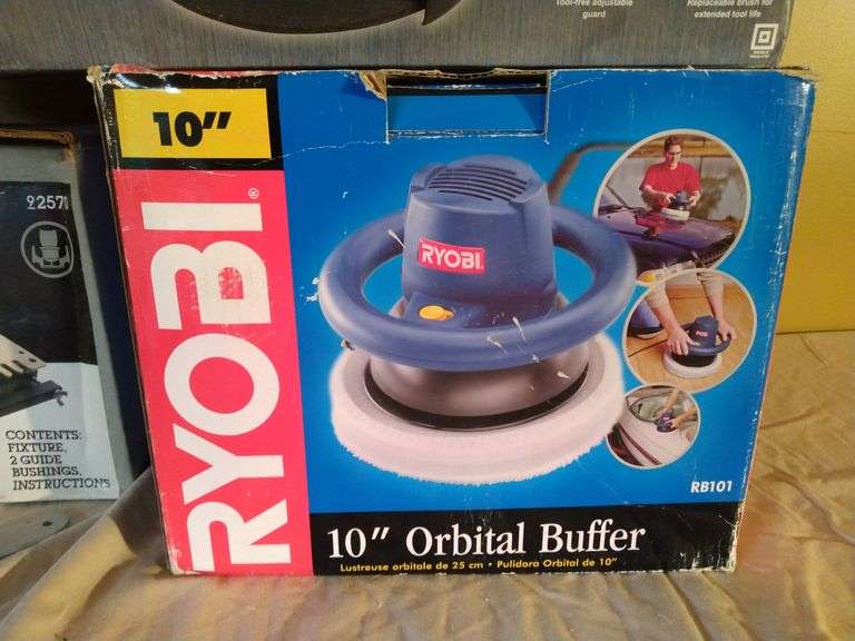 Ryobi Orbital Buffer, 6Inch Cutoff Saw, Chicago 1/2 Belt Sander, Heavy