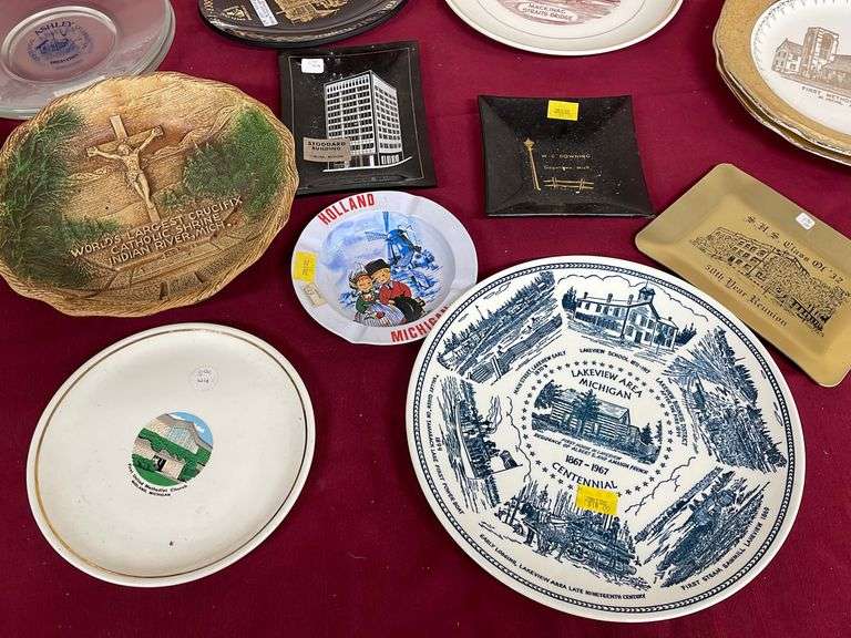 Michigan Collectible Plates Sherwood Auctions