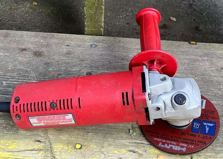 Milwaukee Angle Grinder Sherwood Auctions