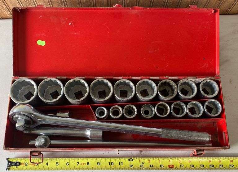 3/4” Drive Socket Set, Metric Sherwood Auctions