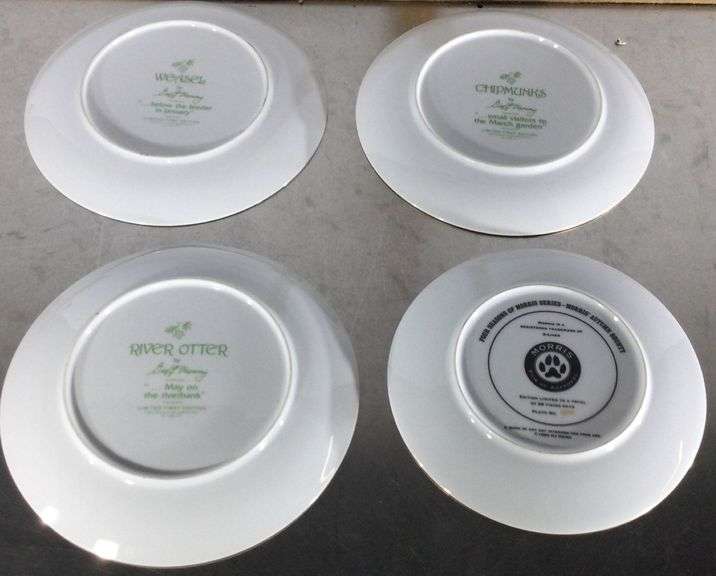 Animal Plates Sherwood Auctions