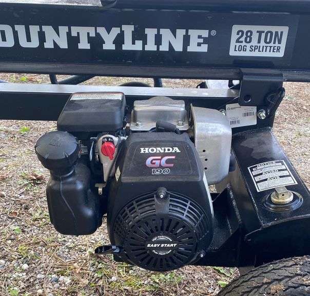 CountyLine 28 Ton Log Splitter w/ Honda GC 190 Motor Sherwood Auctions