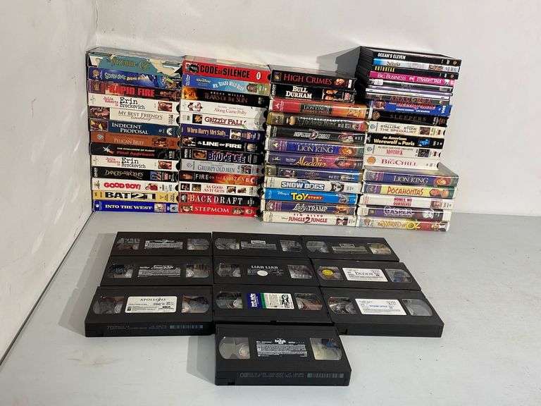 VHS Tapes + DVDs - Sherwood Auctions
