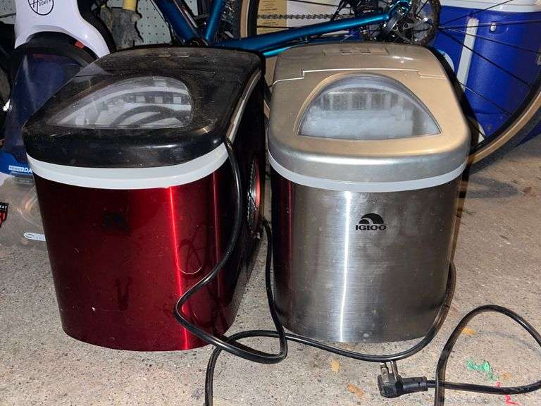 Igloo Portable Ice Makers One Works & One For Parts Sherwood Auctions