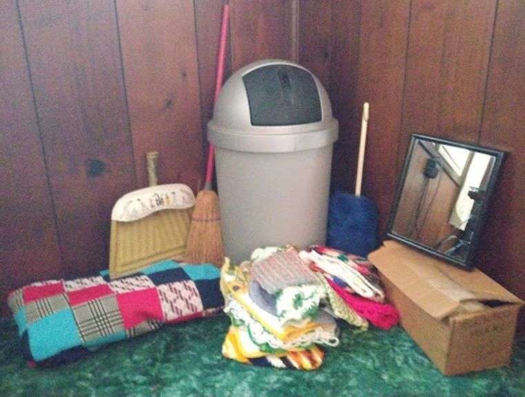 Garbage Can, Mirror, Drawer Handles, Tablecloth + Potholders Sherwood