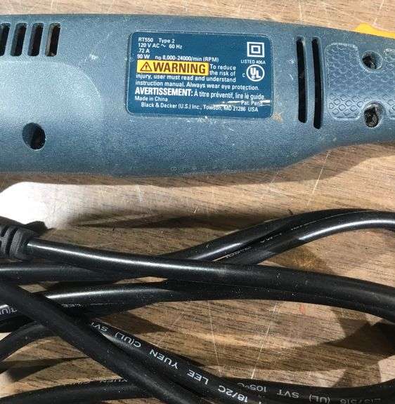 Black and Decker Wizard Rotary Tool Has Power When Plugged In