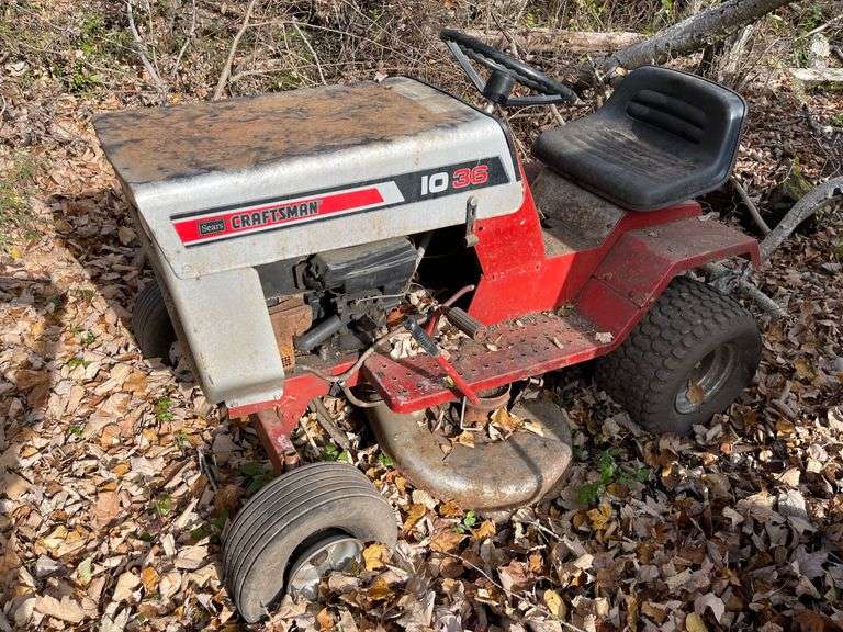Sears Craftsman 1036 Lawn Tractor Sherwood Auctions