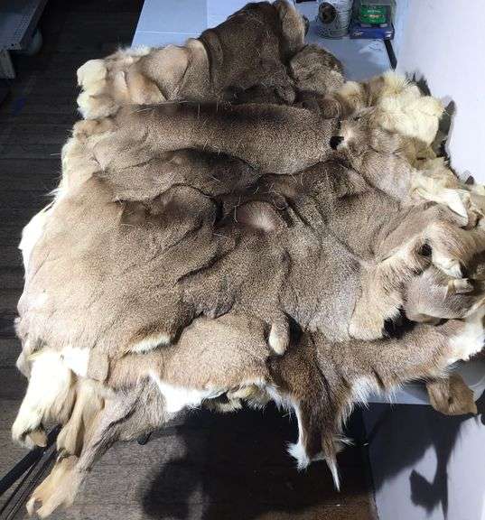 Assorted Tanned Deer Hides Sherwood Auctions