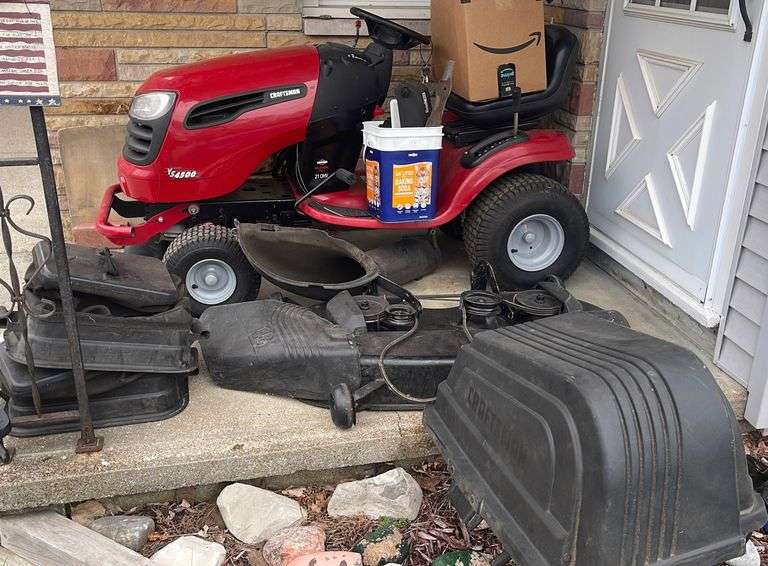 Craftsman 46” Mower Deck Lawnmower w/ 2 Bagger System does not run