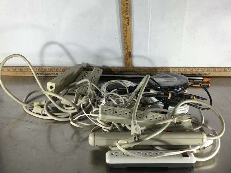 Power Strips, Coax/Wires, Reacher Stick, Extension Cords Sherwood