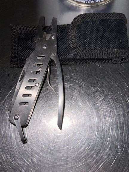 Pocket Multi Tool & STP Oil Treatment Can - Sherwood Auctions