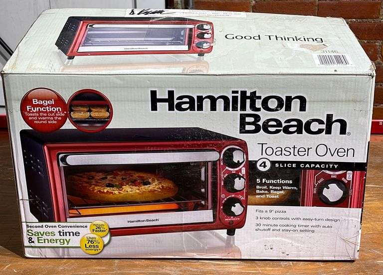 Hamilton Beach Toaster Oven, New in Box Sherwood Auctions