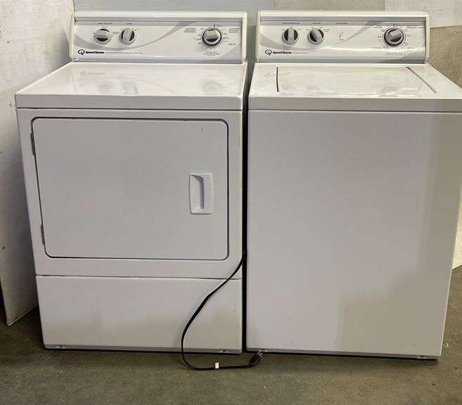 Speed Queen Washer & Dryer ( Worked They Were Moved ) Sherwood Auctions