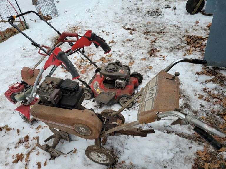 Mantis Tiller, Murray Tiller, Push Mower, Trimmer Sherwood Auctions