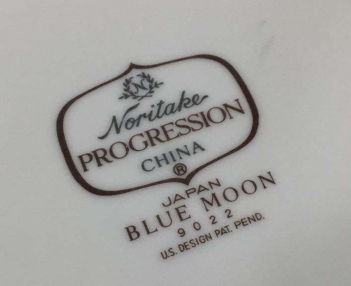 Noritake Progression ChinaBlue Moon and More! Sherwood Auctions