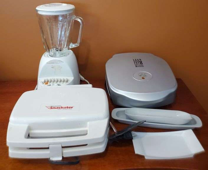 Snackster Maker, Foreman, Blender Sherwood Auctions