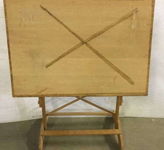 Tilting Drafting Table Sherwood Auctions
