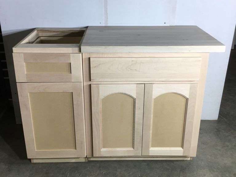 New Vanity With Butcher Block Sherwood Auctions