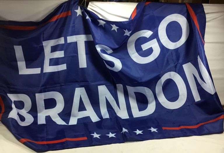Let’s Go Brandon Flag Sherwood Auctions