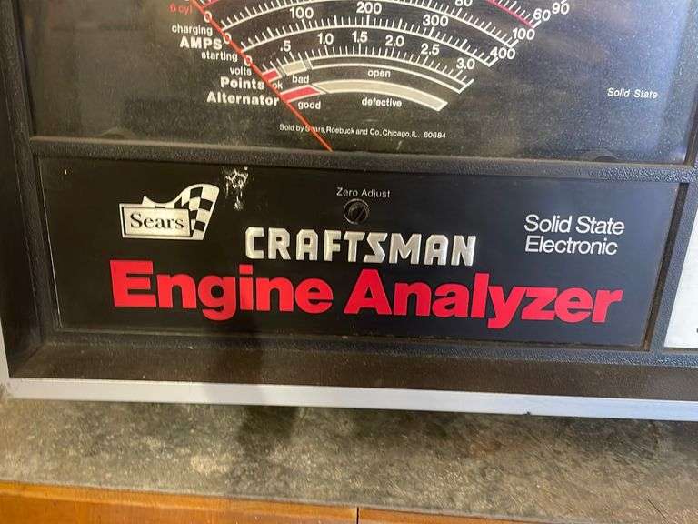 Craftsman Engine Analyzer Sherwood Auctions