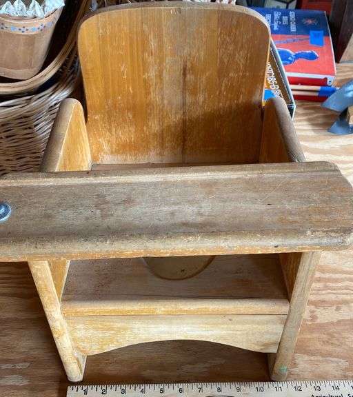 Vintage Childs Potty Chair Sherwood Auctions