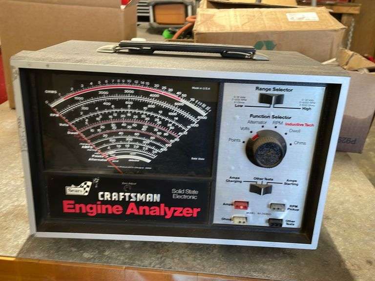 Craftsman Engine Analyzer Sherwood Auctions