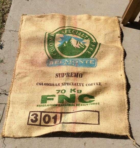 Coffee Bean Bag Sherwood Auctions