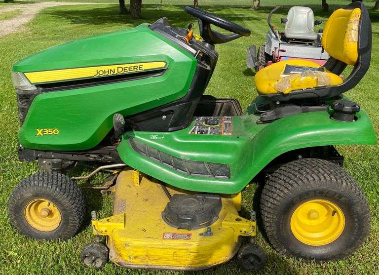 John Deere X350 Lawn Tractor Sherwood Auctions