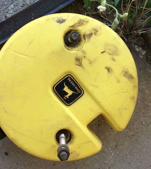 John Deere X500 MultiTerrain Riding Lawn Mower, Weights & Blade (48