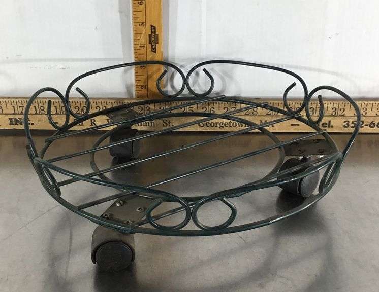 Plant Pot Stand with Moving Wheels Sherwood Auctions