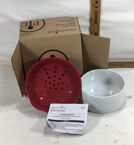 Pampered Chef Microwave Pasta Cooker Sherwood Auctions