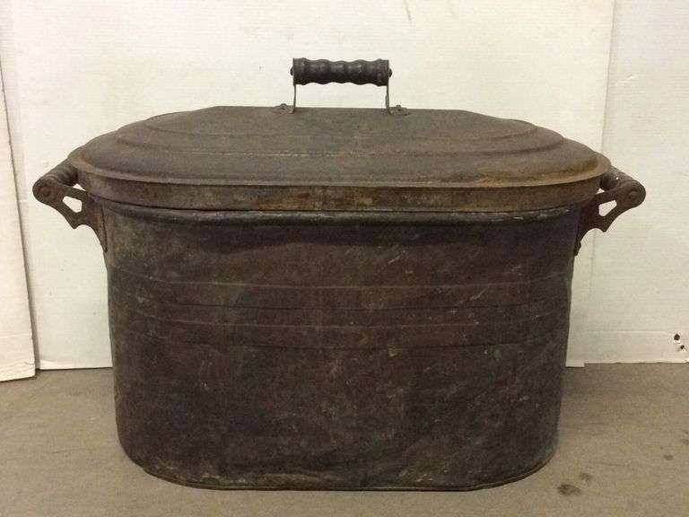 Vintage Copper Wash Tub Sherwood Auctions