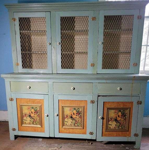 Shabby Chic Antique Hutch Sherwood Auctions