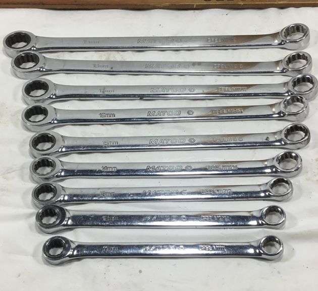 SnapOn Metric Rachet End Wrenches Sherwood Auctions