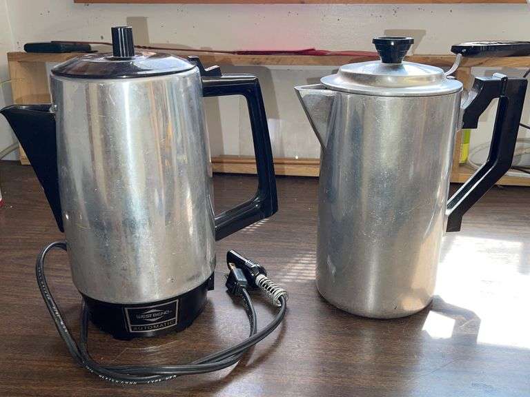 Westbend Electric Percolator & Stovetop Percolator Sherwood Auctions