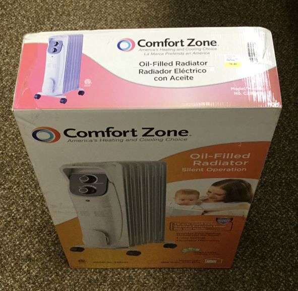 Comfort Zone Oil Filled Radiator Sherwood Auctions